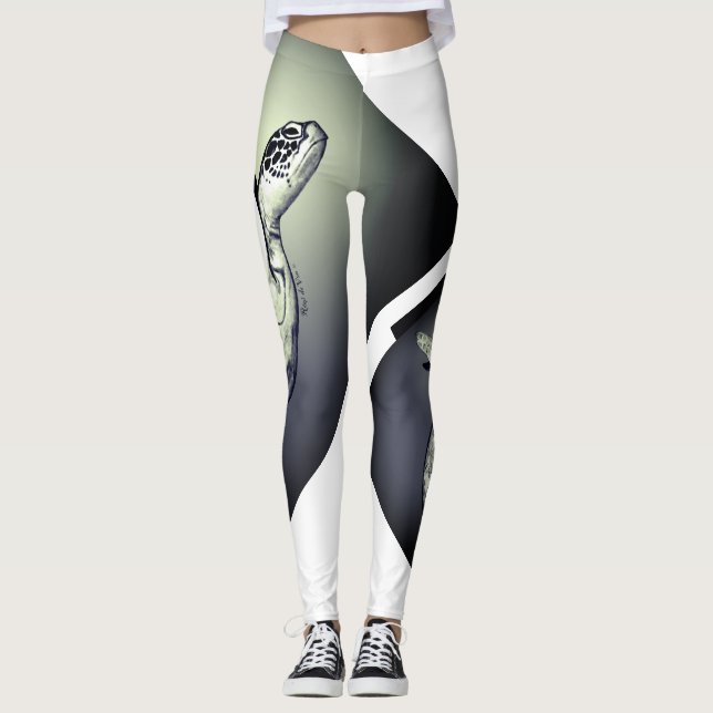 Sköldpadda, leggings  (Framsida)