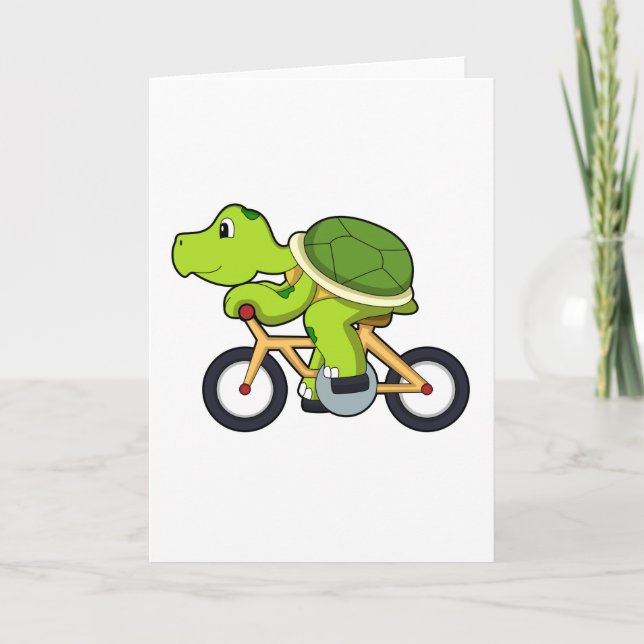 Sköldpadda med cykel.PNG Kort (Framsida)