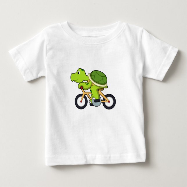 Sköldpadda med cykel.PNG T Shirt (Framsida)