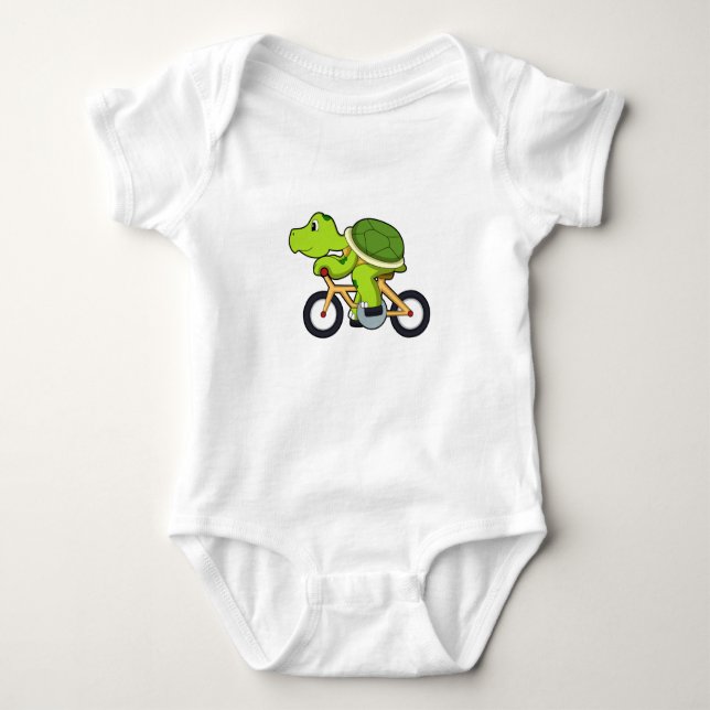 Sköldpadda med cykel.PNG T Shirt (Framsida)