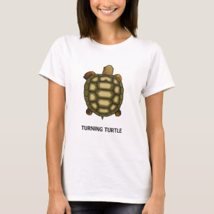 Sköldpadda med redigerbar snurrande sköldpadda tex t shirt