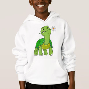 Sköldpadda med tusenskönablomma t shirt
