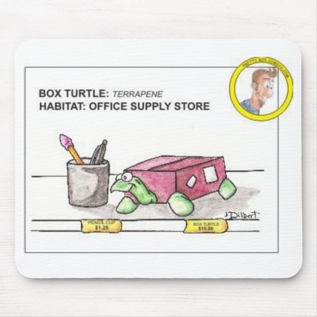 Sköldpadda Mousepad Musmatta (Framsidan)