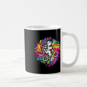 Sköldpadda Mtb Cykel Mountainbike Älskare Landsköl Kaffemugg