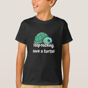 Sköldpadda Rolig Cool Unik Bästa Stylish för Barn T Shirt