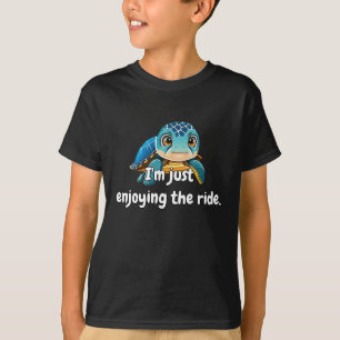 Sköldpadda Rolig Cool Unik Bästa Stylish för Barn T Shirt