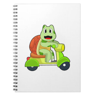 Sköldpadda Scooter Anteckningsbok