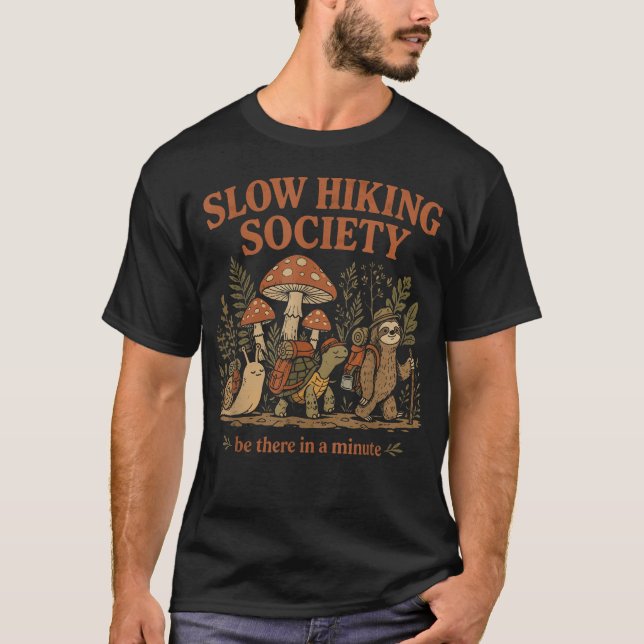 Sköldpadda Snigels Snigel Långsamma Vandrare Sälls T Shirt (Framsida)