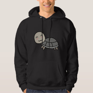 Sköldpadda tecknad djur hoodie