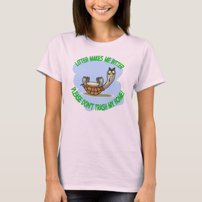 sköldpadda tee shirt (Framsida)