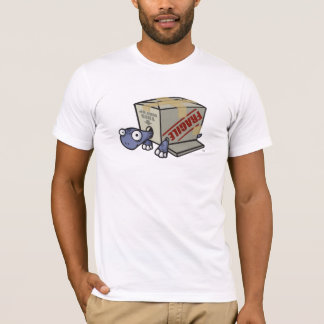 Sköldpadda utan en snäcka t-shirt