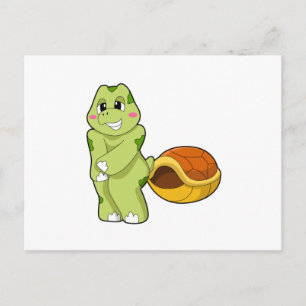 Sköldpadda utan skal blyg.PNG Vykort