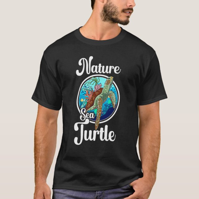 sköldpadda Vatten Turtle 26 T Shirt (Framsida)