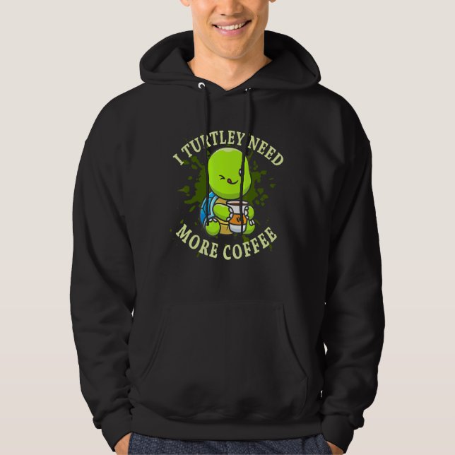 sköldpadda vid Vatten 40 Hoodie (Framsida)