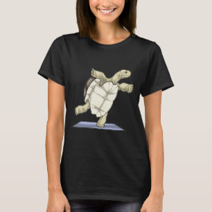 Sköldpadda Yoga Fitness Gymnastik T Shirt