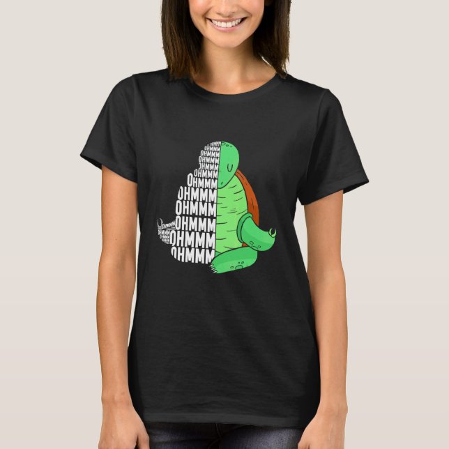 Sköldpadda Yoga T Shirt (Framsida)