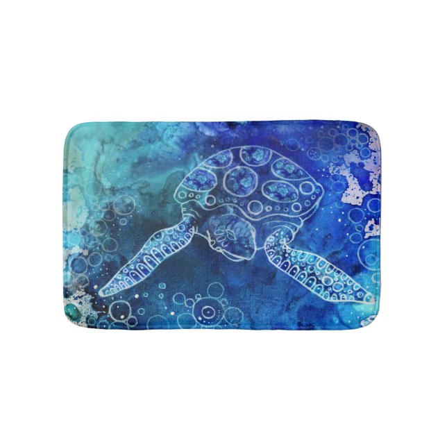 Sköldpaddabadmatta, original vid miart badrumsmatta (Framsidan)