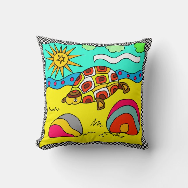 SKÖLDPADDADESIGNSOFFAN KUDDER KUDDE (Framsida)