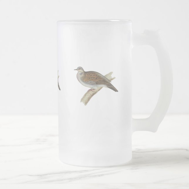 Sköldpaddaduva Frostat Ölglas (Höger)