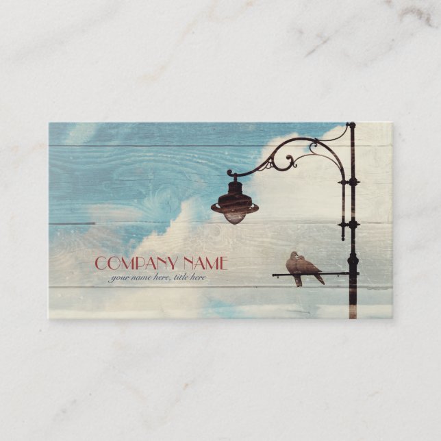 Sköldpaddaduvor - kärlek och trofasthet visitkort (Framsida)