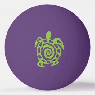 Sköldpaddagrönttryck Pingisboll
