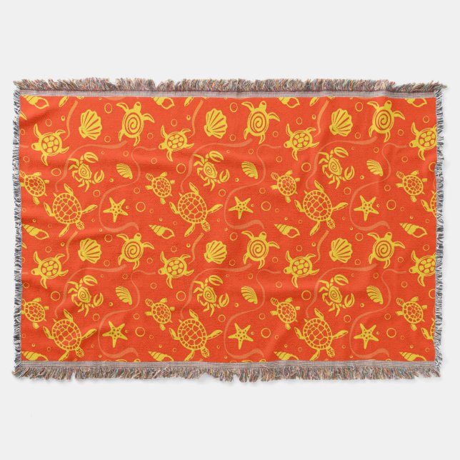 Sköldpaddamönster Mysfilt (Framsidan)