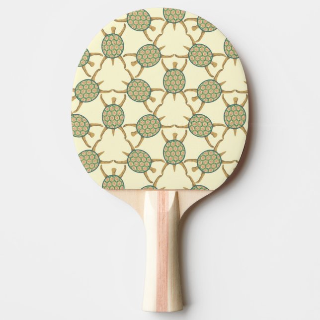 Sköldpaddamönster Pingisracket (Framsidan)
