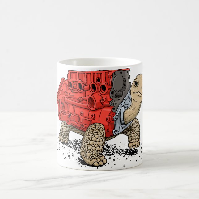 Sköldpaddamotormugg Kaffemugg (Center)