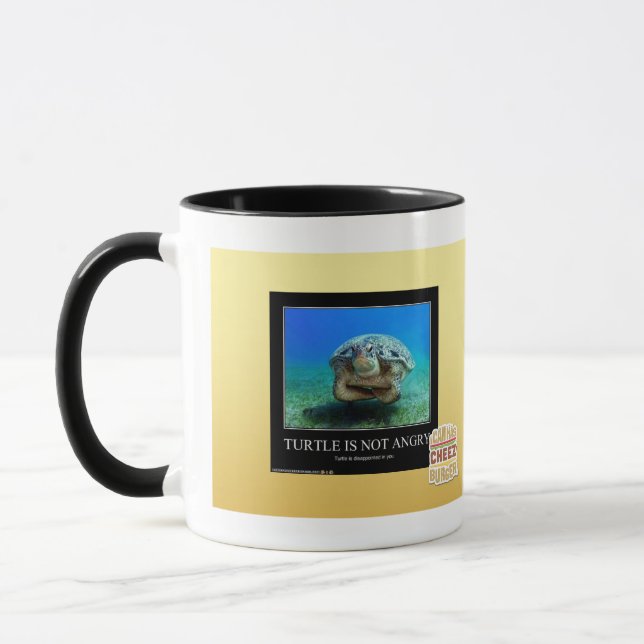 Sköldpaddan är inte ilsken mugg (Vänster)