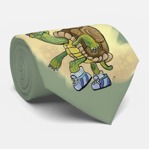 Sköldpaddan fastar slips