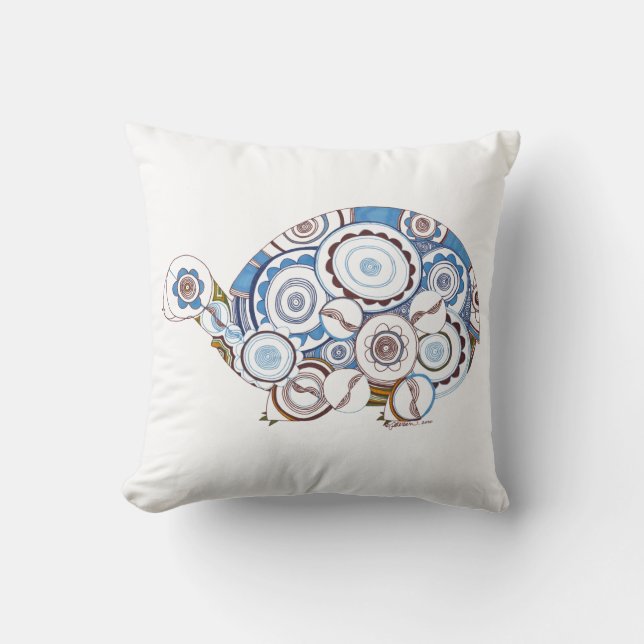 Sköldpaddan kudder kudde (Framsida)