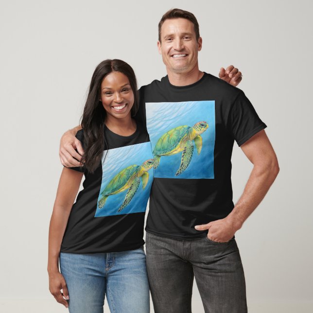 Sköldpaddans skönhet t shirt (Unisex)