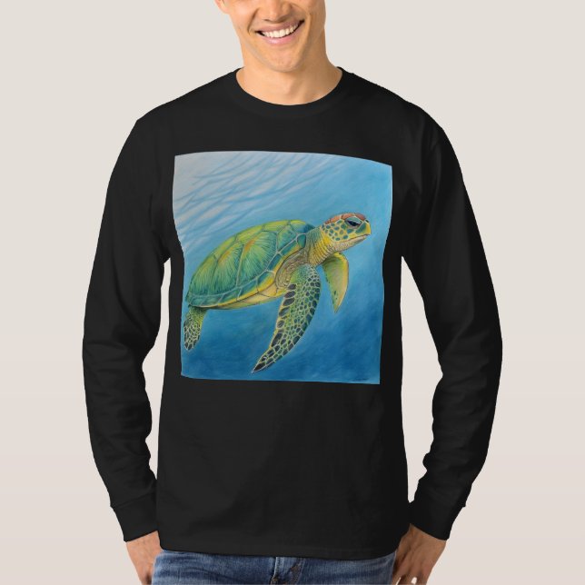 Sköldpaddans skönhet t shirt (Framsida)