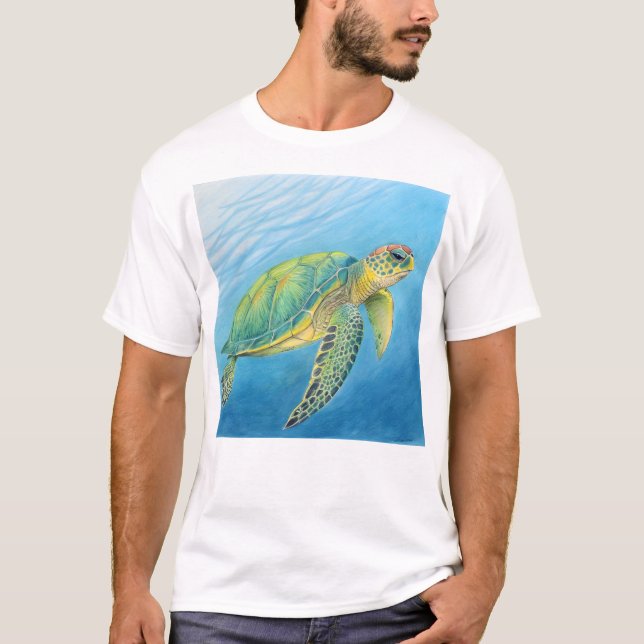Sköldpaddans skönhet t shirt (Framsida)