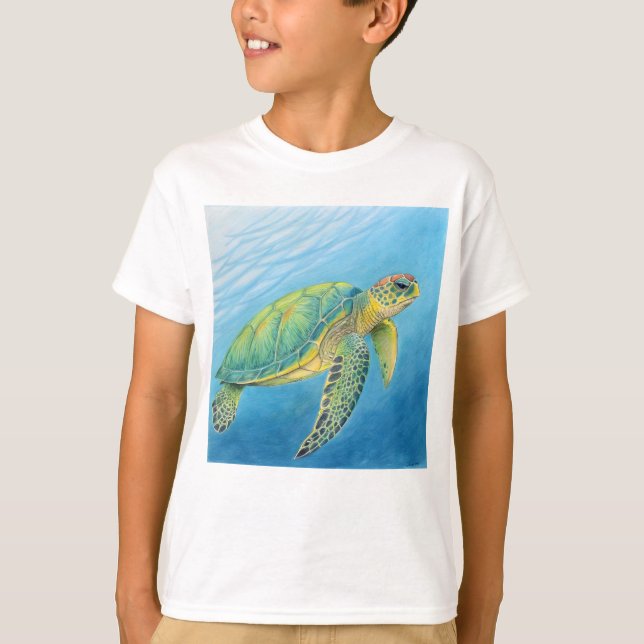 Sköldpaddans skönhet t shirt (Framsida)