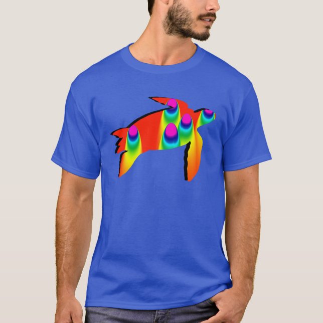 SKÖLDPADDAREGNBÅGEN TEE SHIRT (Framsida)
