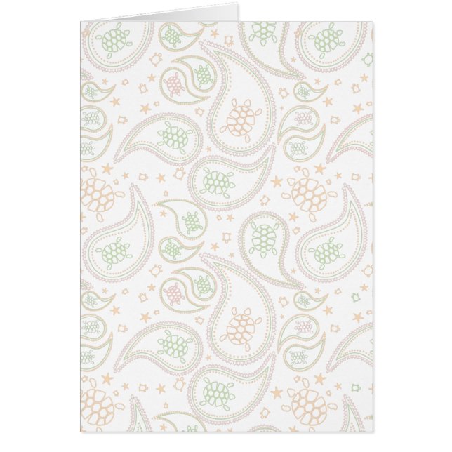 Sköldpaddastad Hälsningskort (Framsidan)