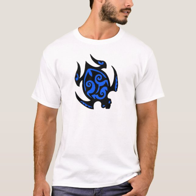 Sköldpaddatatuering Tee Shirt (Framsida)