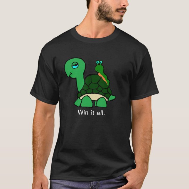 Sköldpaddatävling T-shirt (Framsida)
