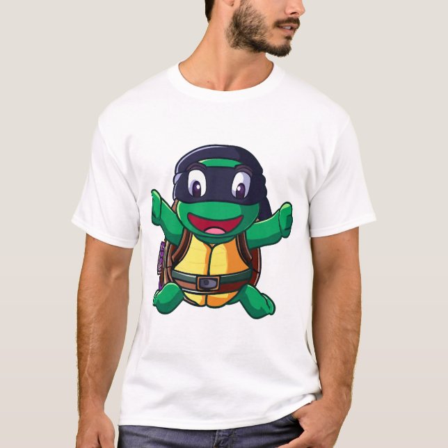Sköldpaddor Barn redo för skolan T Shirt (Framsida)