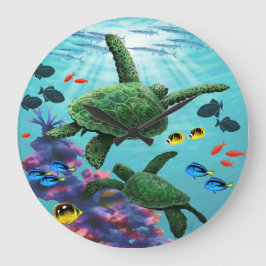 Sköldpaddor för hav för Molokini Cove tropiska Stor Klocka