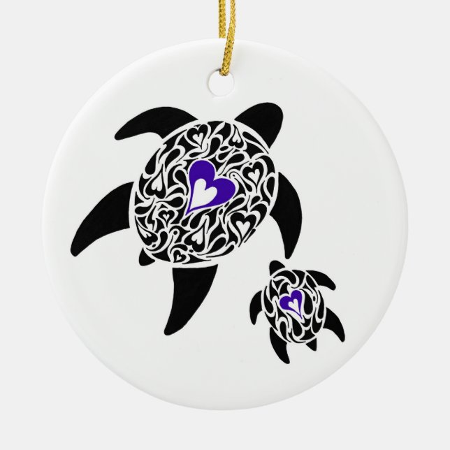 SKÖLDPADDOR JULGRANSPRYDNAD KERAMIK (Framsidan)