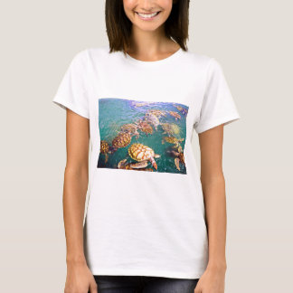 Sköldpaddor på lek t shirt