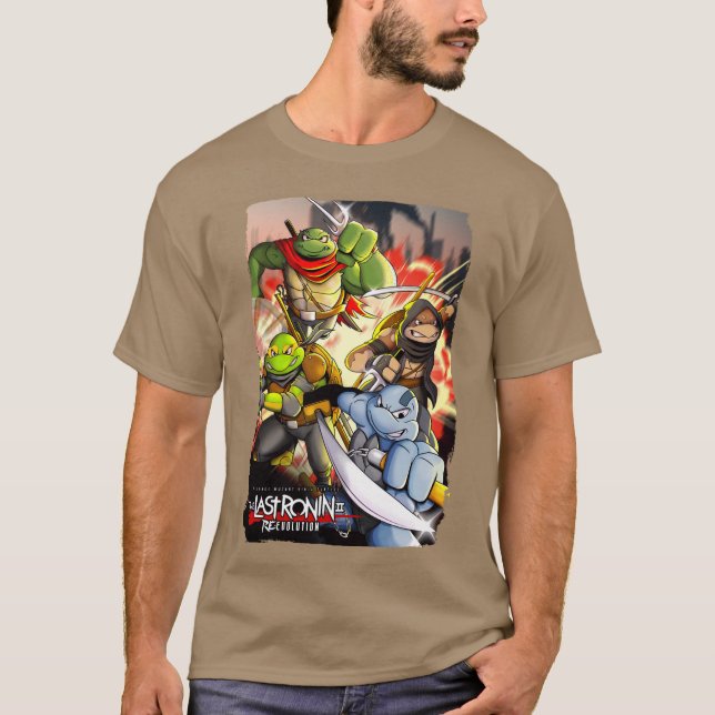 sköldpaddor Sista ronin T Shirt (Framsida)