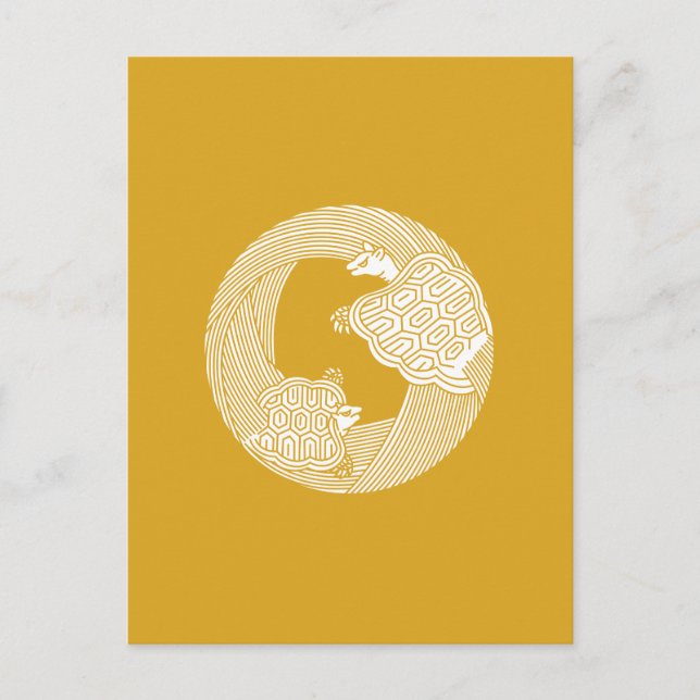 Sköldpaddor Vykort (Framsida)