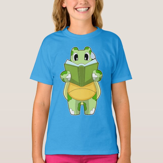 Sköldpadds Bok T Shirt (Framsida)
