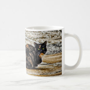Sköldpadds- katt kaffemugg