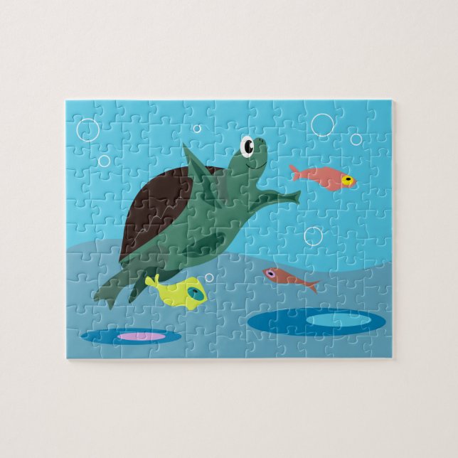 Sköldpadds Pussel (Horisontell)