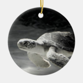 Sköldpadds Tank Jul Julgransprydnad Keramik
