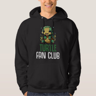 Sköldpaddsfläktklubb Sköldpadda Zoo  Pojkar Flicko Hoodie